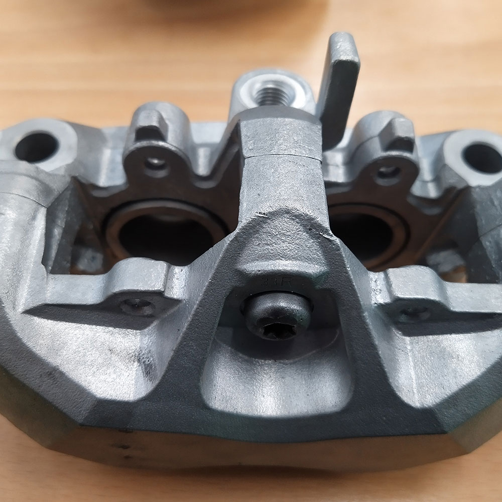 Image of a propeller that has been Vapour Blasted.
